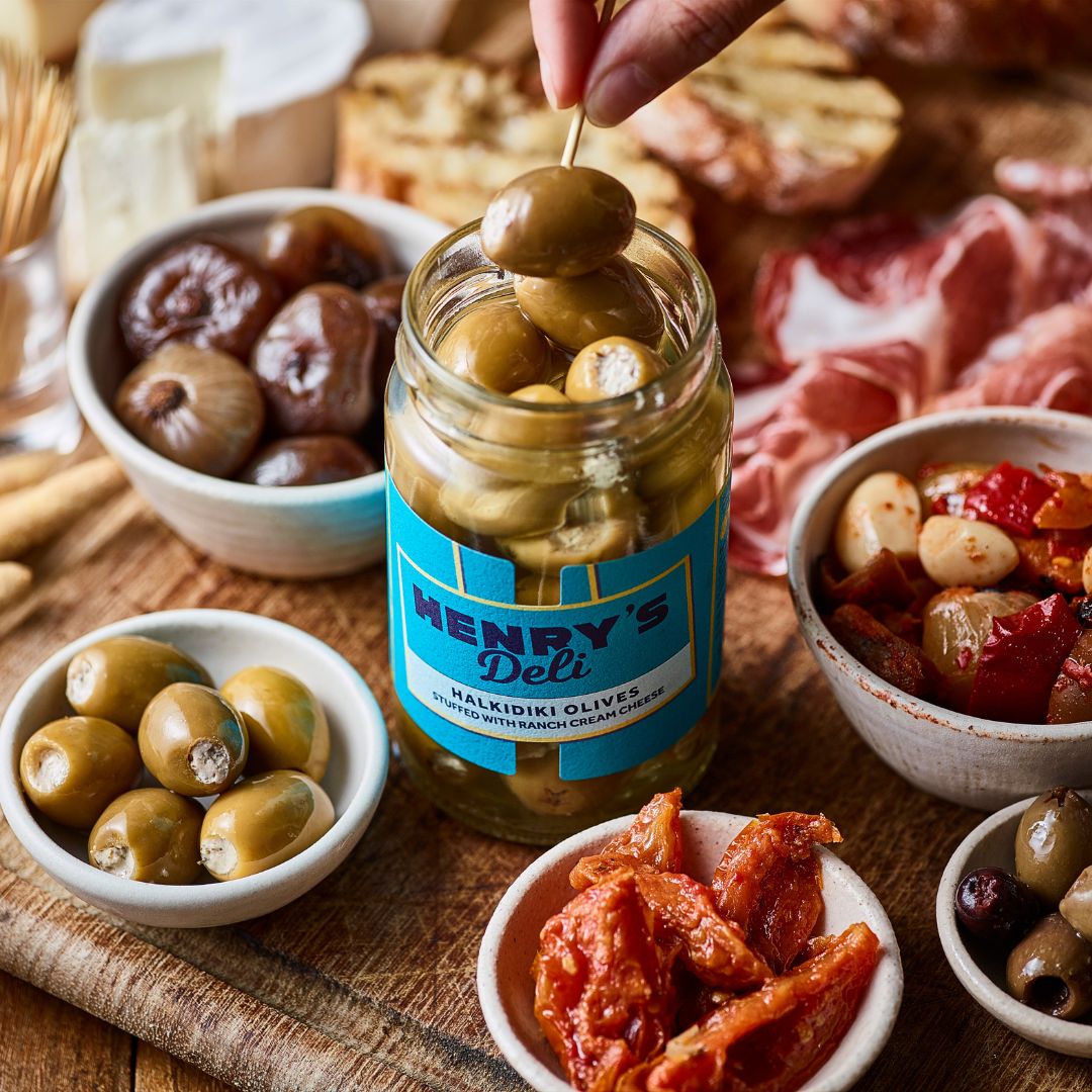 Halkidiki Olives with Ranch Cream Cheese